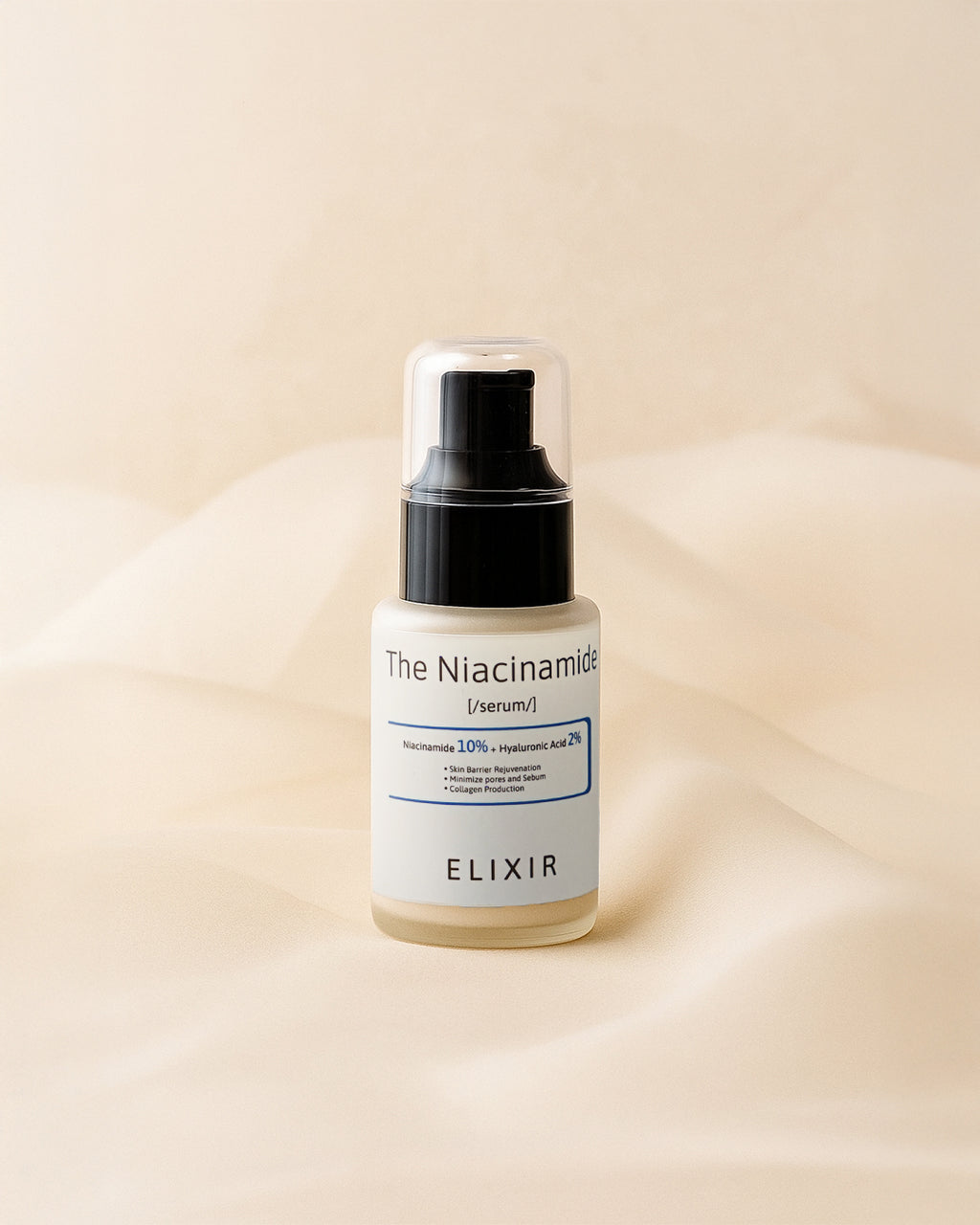 Elixir Hydrating Serum with hyaluronic acid and niacinamide